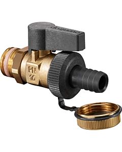 Oventrop Optiflex ball valve 1033316 DN 20, Oventrop thread, hose Oventrop connection and cap, brass