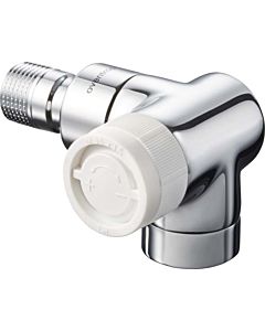 Oventrop series E thermostatic valve 1163433 angle-corner, right, stepless presetting, DN 15, brass, anthracite