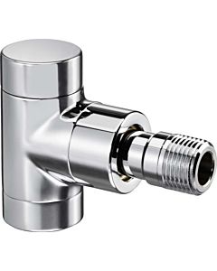 Oventrop Combi E Bathroom Radiators screw connection 1166082 DN 15, corner, brass, stainless steel design