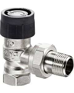 Oventrop series A thermostatic valve 1181006 DN 20, corner, nickel-plated brass
