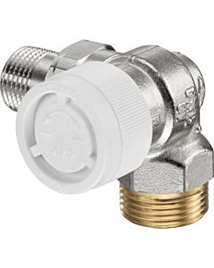 Oventrop series AV 9 thermostatic valve 1183447 G 3/4 AGxR 2000 / 2, angle / corner, right, nickel-plated brass