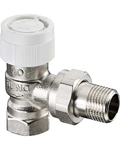 Oventrop series AV 9 thermostatic valve 1183703 DN 10, 2000 , 2000 kvs, corner, nickel-plated brass