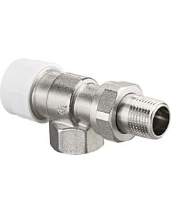 Oventrop series AV 9 return thermostatic valve 1183793 DN 10, axial, nickel-plated brass, stepless presetting