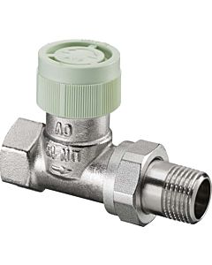 Oventrop series RFV 9 straight-way valve 1185104 DN 15, short design, with stepless presetting