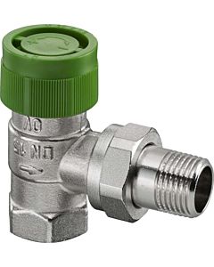 Oventrop series AZ V thermostatic valve 1187504 DN 15, corner, stepless presetting, nickel-plated brass
