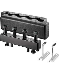 Oventrop distributor bar for Regumat 1351580 DN25, for 2 heating circuits, steel