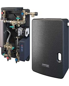 Oventrop Regumaq domestic water station 1381125 400 x 625 x 240 mm, with copper-soldered heat exchanger