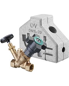 Oventrop Aquastrom line regulating valve 4208104 DN 15, Rp 2000 /2, both sides IG, with insulation