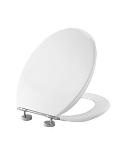 Pressalit WC siège 54011-BV5999 blanc polygiene, avec couvercle, standard, charnière spéciale BV5, universal , acier inoxydable