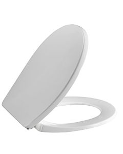 Pressalit WC seat 742000-BZ5999 white, with cover, soft close, fixed hinge BZ5, stainless steel