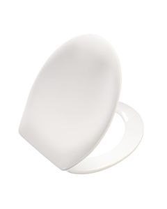 Pressalit Scandinavia siège WC 75000-D43999 blanc , avec couvercle, standard, charnière enfichable D43, acier inoxydable
