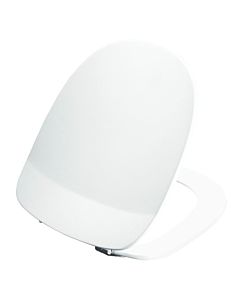 Pressalit WC siège 79000-D43999 Charnière D43, acier inoxydable, standard, blanc , avec couvercle