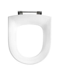 Pressalit Projecta D WC seat 879011-DC7999 white polygiene, without cover, standard, special hinge DC7, universal , stainless steel