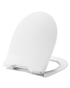 Pressalit Objecta Pro WC siège 990011-DH4999 charnière combinée DH4, acier inoxydable, blanc polygiene, avec couvercle, standard
