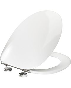 Pressalit 2000 WC seat 124000-BV7999 white, with cover, standard, special hinge BV7, uni., stainless steel