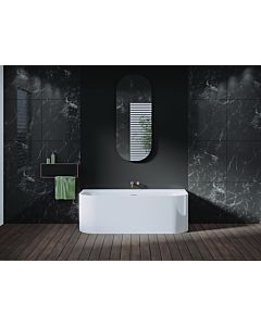 Riho Devotion back2wall wall-mounted bathtub B096001005 white, 180x84cm, without filling function, with paneling