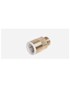 John Guest screw-in connector 15MC ( 2000 /2&quot;) set brass, 15 mm x 2000 /2&quot; BSP, with white locking ring