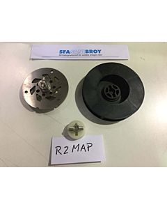 SFA knife set, adapter, R2MAP pump wheel for Sanicubic
