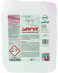 Sanit lifting system cleaner 3373 5 l canister