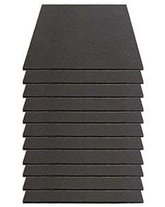 Schedel Kit d&#39;isolation acoustique MULTISTAR SiLENCIO SILBASICSWT 11 tapis à 25x25cm, pour baignoire en acier
