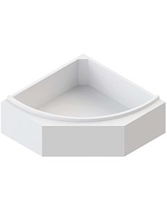 Schedel Villeroy & Boch Loop &amp; Friends duo corner bath support SW16036A 140x140cm. with shelf, 5-sided, height 57cm