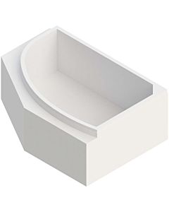 Schedel Hoesch Parana bath support SW14306A 150x100cm, right, with shelf, 5-sided, height 57cm