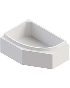 Schedel Hoesch Parana bath support SW14305A 150x100cm, left, with shelf, 5-sided, height 57cm