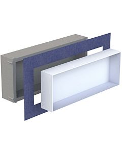 Schedel Multistar vision niche insert BOX3080 300 x 800 x 120 mm, frameless, bianco white