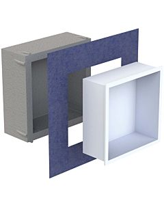 Schedel Insert de niche multistar vision BOX3030MR 300 x 300 x 120 mm, avec Rahmen , bianco blanc
