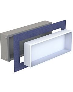Schedel Insert de niche multistar vision BOX3080MR 300 x 800 x 120 mm, avec Rahmen , bianco blanc