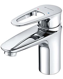Schell Modus e single-lever basin mixer 021800699 chrome-plated brass, high-pressure mixed water, ThermoProtect cartridge
