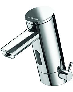 Schell Puris E Washbasin faucet 002030699 chrome, electronic, mixed water, ext. outlet