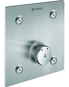 Schell Linus 019022899 Stainless steel front plate, self-closing, for mixed water