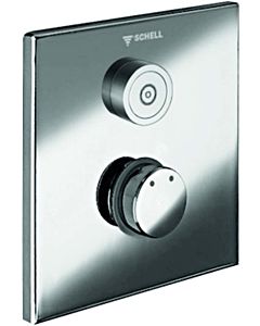 Schell Linus trim set 019192899 stainless steel front panel, CVD touch electronics, for mixed water