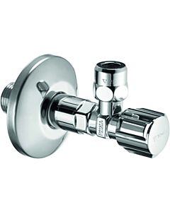 Schell regulating angle valve 054070699 G 2000 / 2 AG x G 3/8 AG, with regulating function, chrome-plated