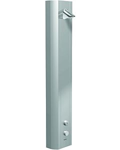 Schell Linus -mounted shower panel 008020899 anodised aluminum, with self-closing thermostat