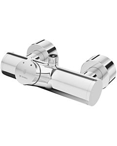 Schell Vitus shower self-closing mixer 016010699 shower connection above, surface-mounted, for mixed water, chrome-plated