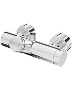 Schell Vitus shower thermostat 016020699 shower connection above, surface-mounted, mixed water, chrome-plated
