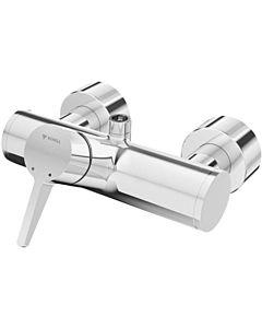 Schell Vitus single lever shower mixer 016030699 shower connection above, surface-mounted, for mixed water, chrome-plated