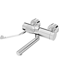 Schell Vitus single lever basin thermostat 016270699 210 mm, clinic arm lever, mixed water, chrome-plated