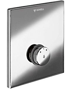 Linus Schell stainless steel front plate, self-closing mixed water