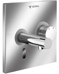 Schell Linus 019292899 stainless steel front plate, with 170 mm spout, infrared sensor electronics, mixed water, battery operation