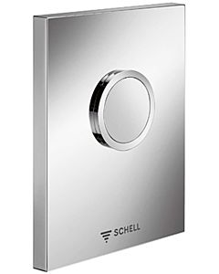 Schell Edition WC actuation plate 028032899 vandal-proof, stainless steel