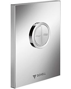 Schell Edition eco WC actuation plate 028052899 vandal-proof, stainless steel