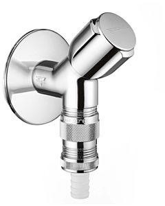 Schell Comfort Angle seat valve 033900699 G 2000 /2 AG, with integrated hose space protection, chrome-plated