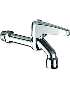 Schell outlet valve 034250699 G 2000 / 2 AG, chrome-plated, with lever handle 270 degrees open / close