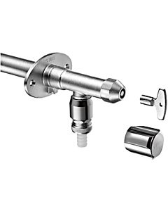 Schell Polar II frost-proof complete fitting with pipe aerator 039960399 DN 15, matt chrome, with pipe aerator