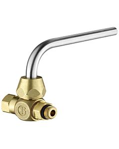 Locks sampling valve 0081320800001 pipe stainless steel with adapter 3/8&quot;, brass, 2000 /4&quot;