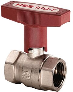 Hermann Schmidt heating ball valve 2000 /2&quot; nickel-plated brass, with extended T-handle, PN 40