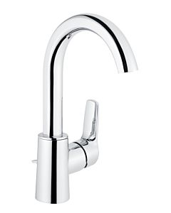 Heinrich Schulte alpha_320 basin mixer Z072124-00010 projection 150mm, with pop-up waste 2000 2000 /4&quot;, chrome, lever on the side